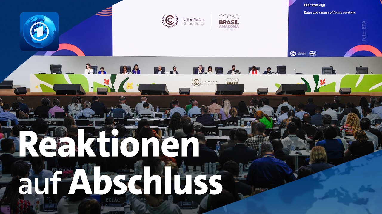 Weltklimakonferenz in Bel&eacute;m beendet: Reaktionen auf Abschlusserkl&auml;rung der COP30