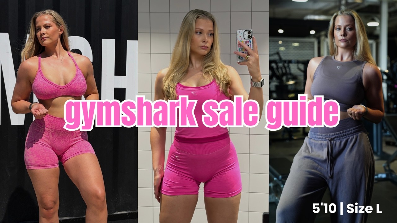 Распродажа Gymshark 2026 | 30 лучших моделей (рост 178 см, размер L)