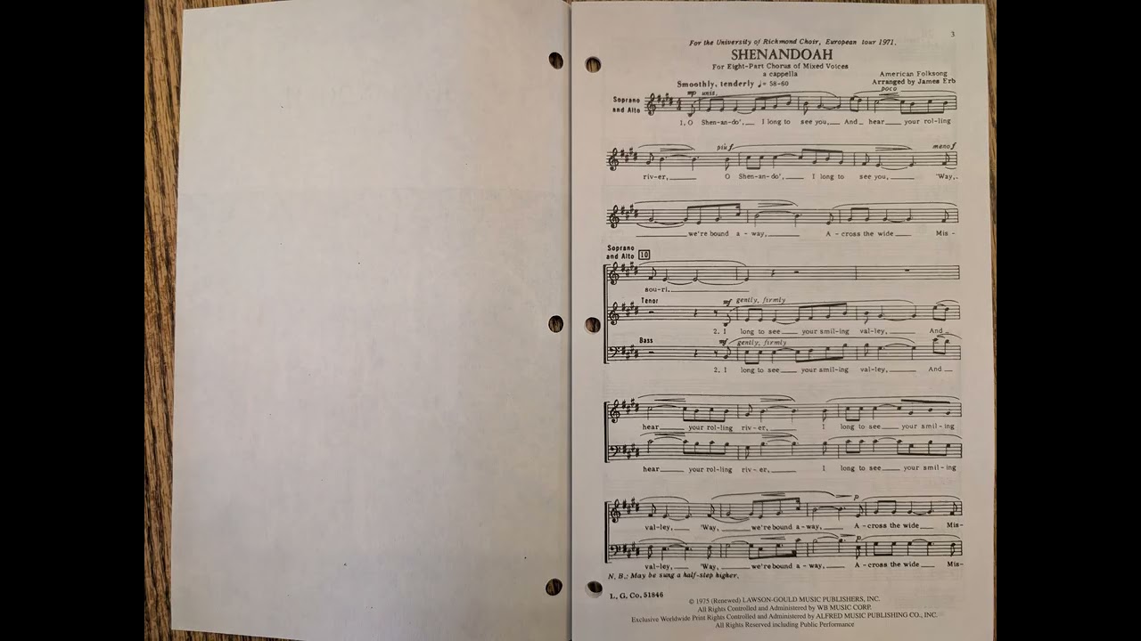 Shenandoah practice tracks Soprano 2 1