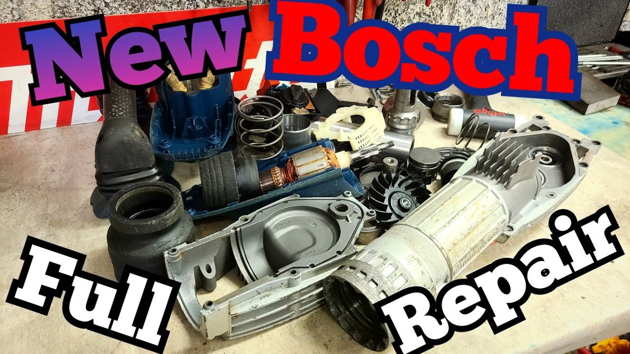 Full teardown and repair of a new Bosch GSH 11 VC demo hammer, first time serving one.