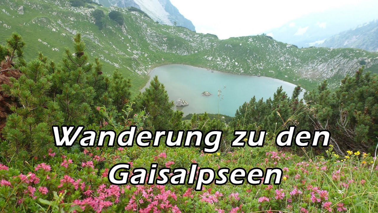 Eine Wanderung über den Gaisalpsattel zu den Gaisalpseen  -  Allgäu