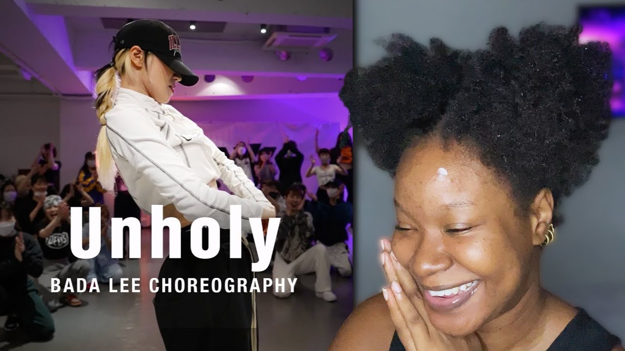 HER RIZZZ?! | BADA LEE 바다 'Sam Smith - Unholy' Choreography - REACTION