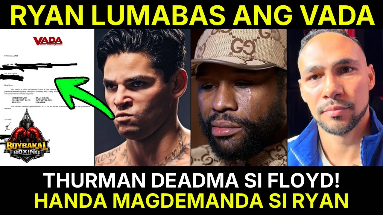 Ryan Garcia VADA Test Lumabas Na, Handa Magdemanda Si Ryan | Thurman WALA Pakialam Kay Mayweather