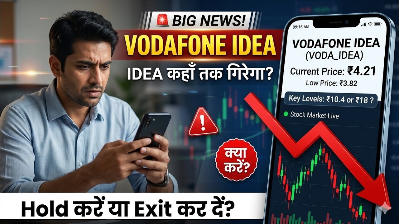 Vodafone Idea Share: How Low Can It Go? | Hold, Exit or Average? | Target 2030