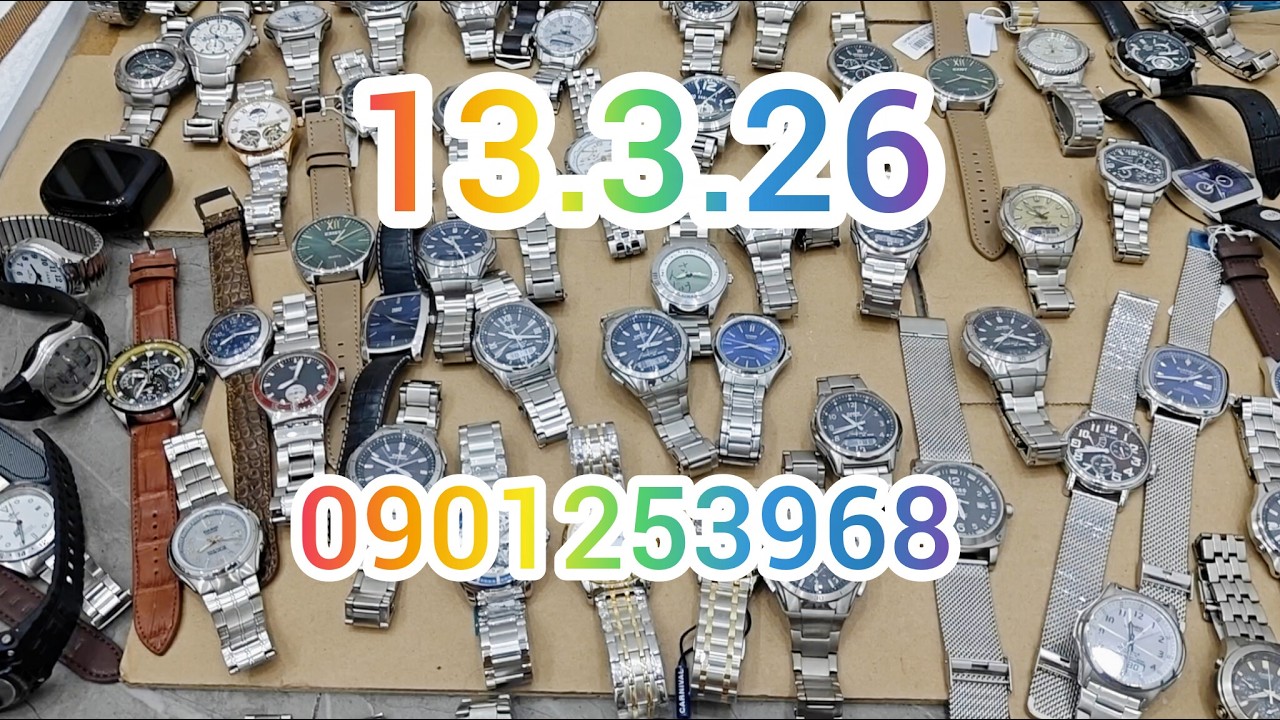 13.3.26 Review Đồng Hồ Si I&W Carnival Kingtis Ailang Nedss Casio Lineage Overland Bật Lửa Laptop
