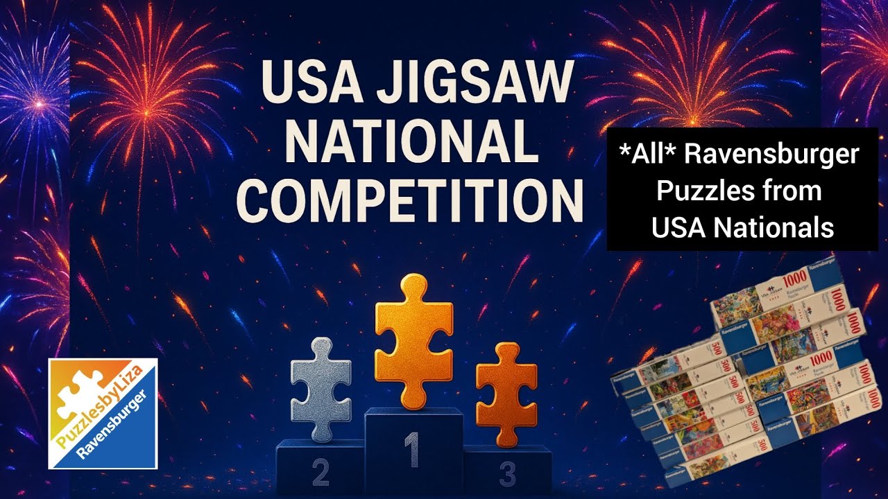 Ravensburger *ALL* 2025 USA  Nationals puzzles + exclusive info from artists guests puzzlesbyLiza