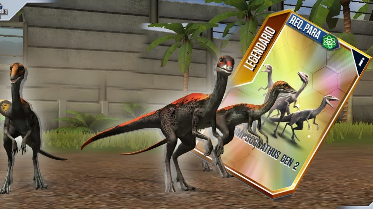 COMPSOGNATHUS GEN 2 - NUEVA BANDADA de TEMPORADA - JURASSIC WORLD THE GAME