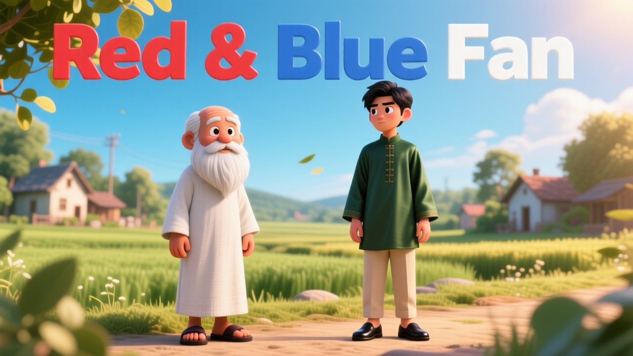 The Red Fan and the Blue Fan | Micky’s Tales #KoreanFolktale #KoreanFolkTale #koreanfairytales