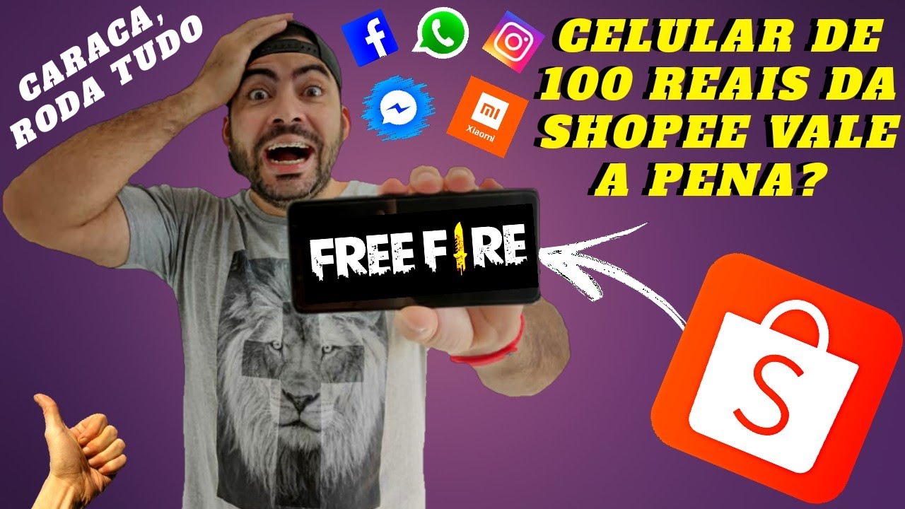 CELULAR DE 100 REAIS DA SHOPEE BRASIL VALE A PENA? (UNBOXING E REVIEW) #12
