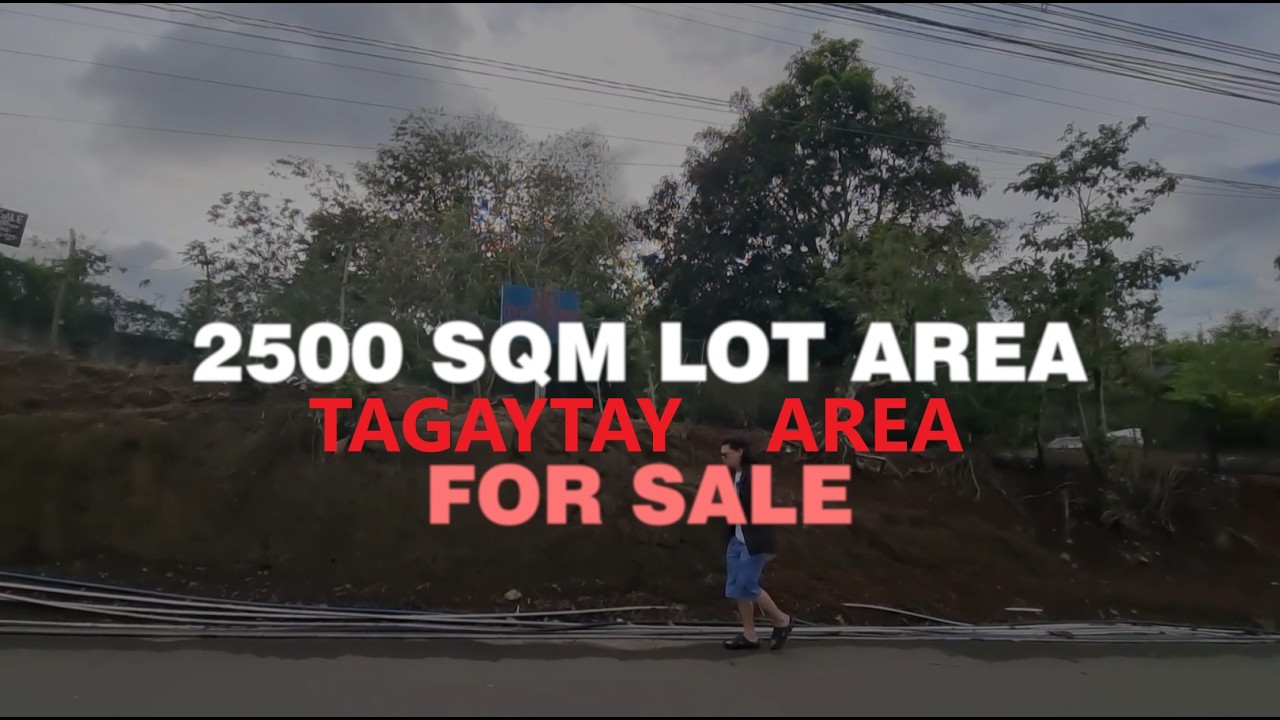 Tagaytay Area LOT FOR SALE 2500 sqm