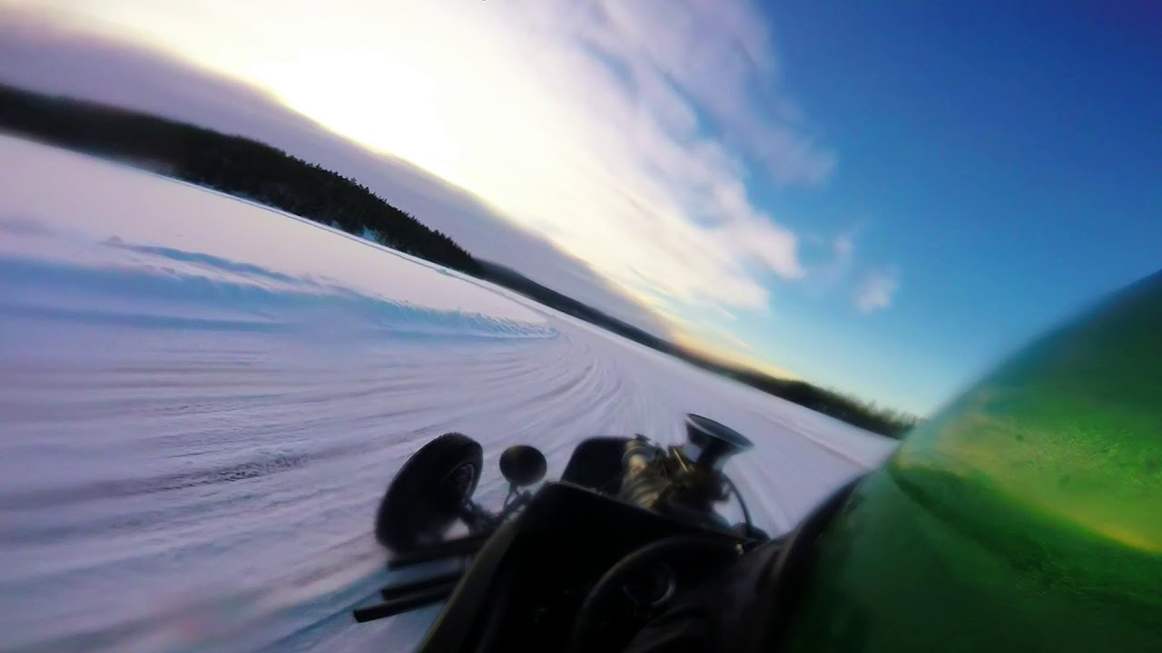 Supercharged Ford T-Bucket On Ice!