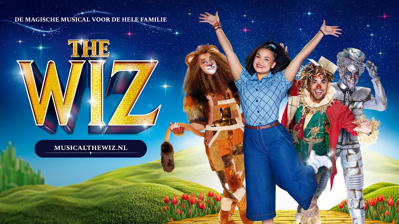 Dit is de cast van de musical The WIZ!