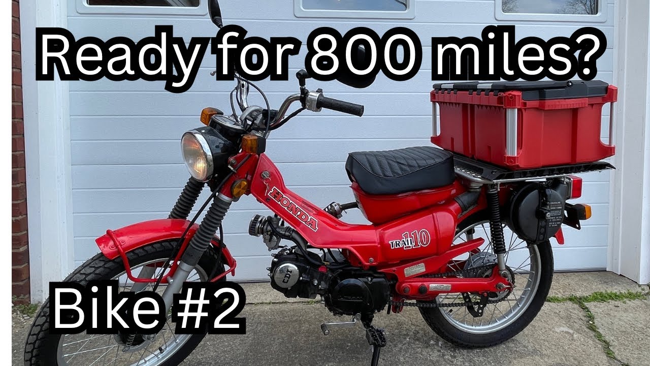 Honda CT110 - Bike #2 for 800 miles around Lake Michigan!