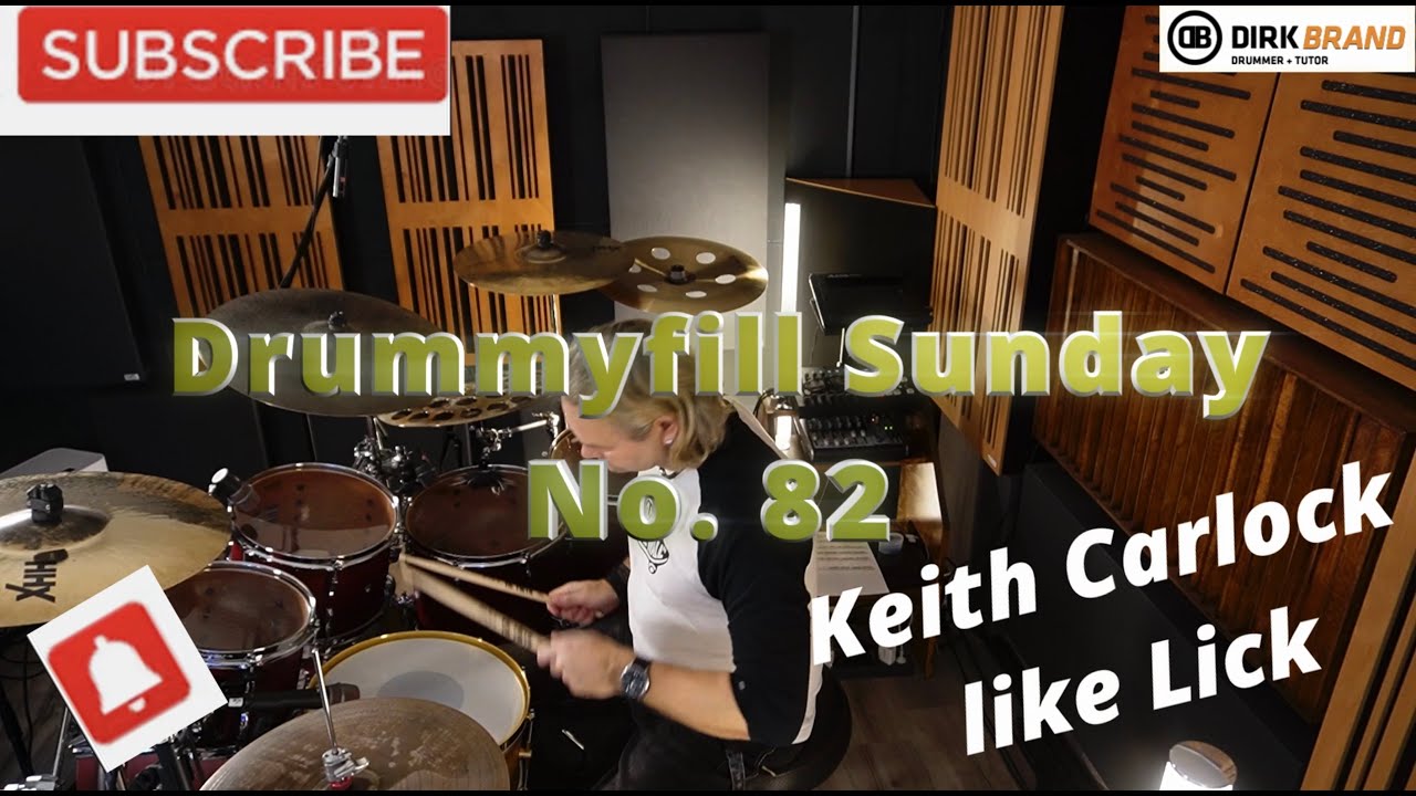 Keith Carlock DrumLick in Episode 82 of Drummyfill Sunday