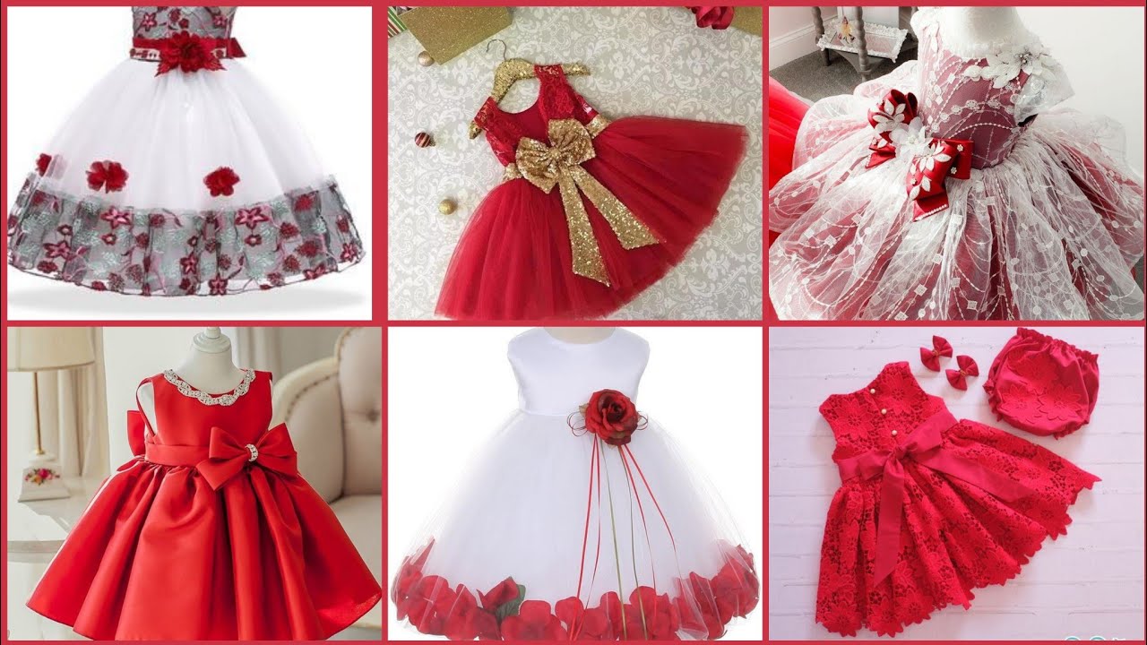 Beautiful Satin Silk Simple Baby Frocks Designs Collection