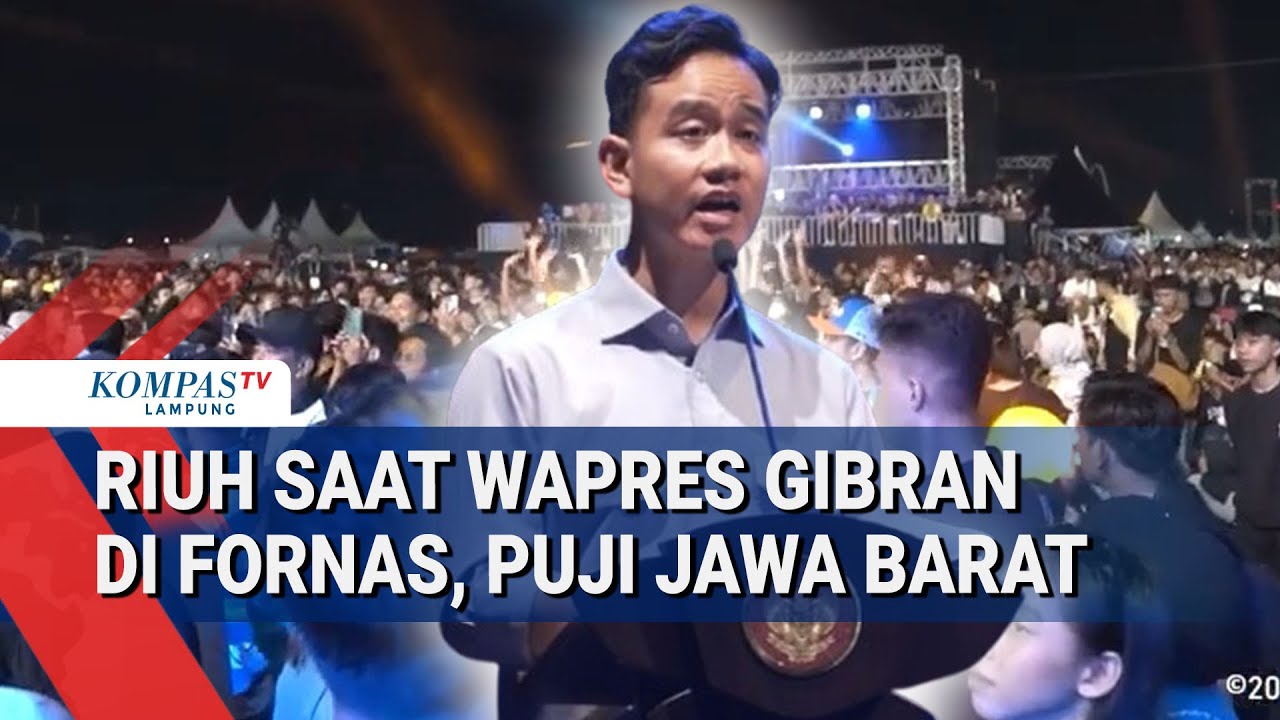 Riuh saat Wapres Gibran Absen Peserta di Fornas: Jawa Barat Medali Terbanyak