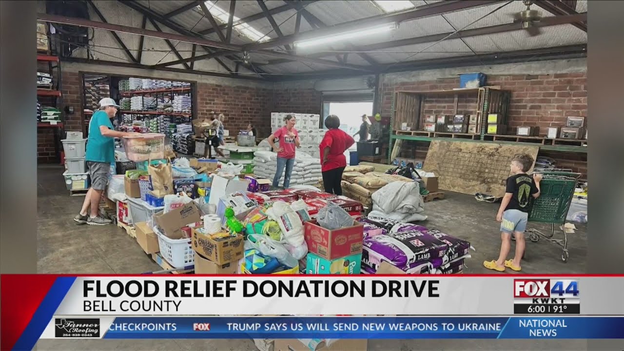 Central Texas Community Unites to Aid Flood Victims with Donation Drive