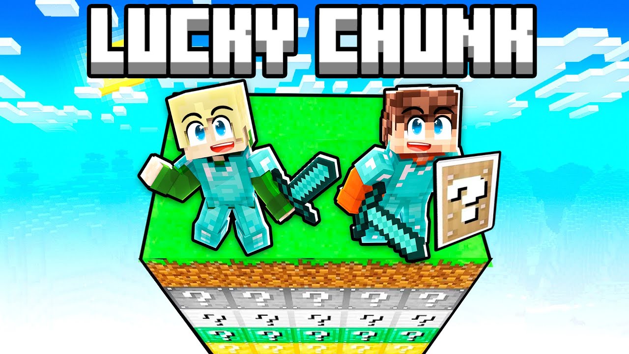 Overleven Op EEN LUCKY Chunk In Minecraft!