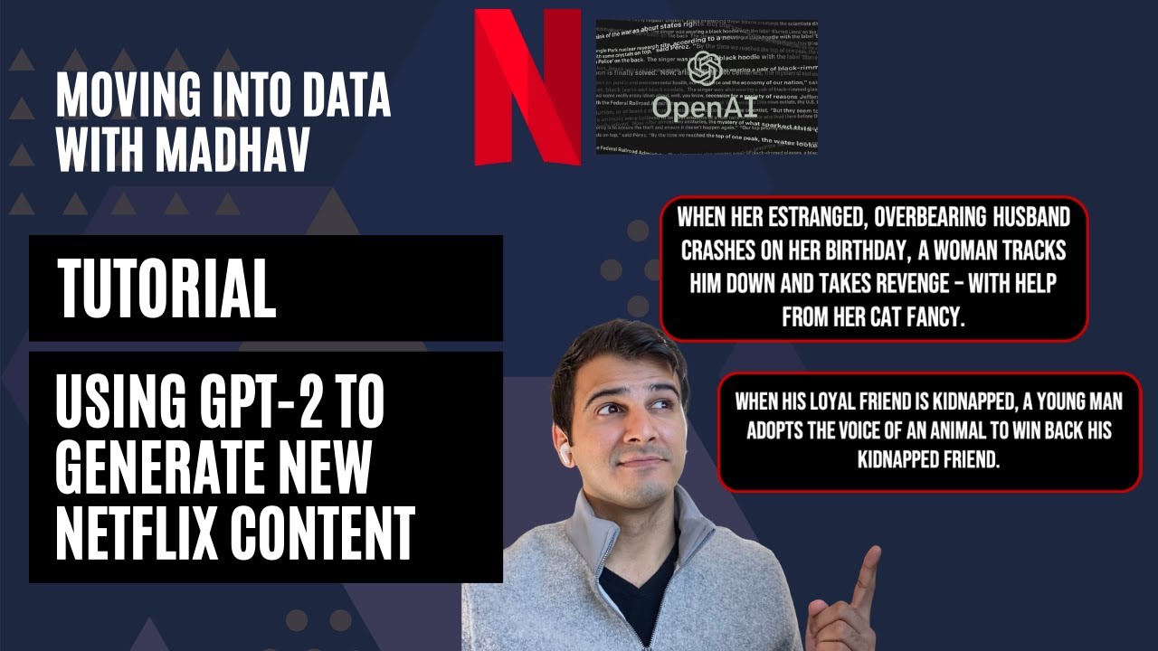 I Used GPT-2 To Create NEW Netflix Movies (BEGINNER TUTORIAL)