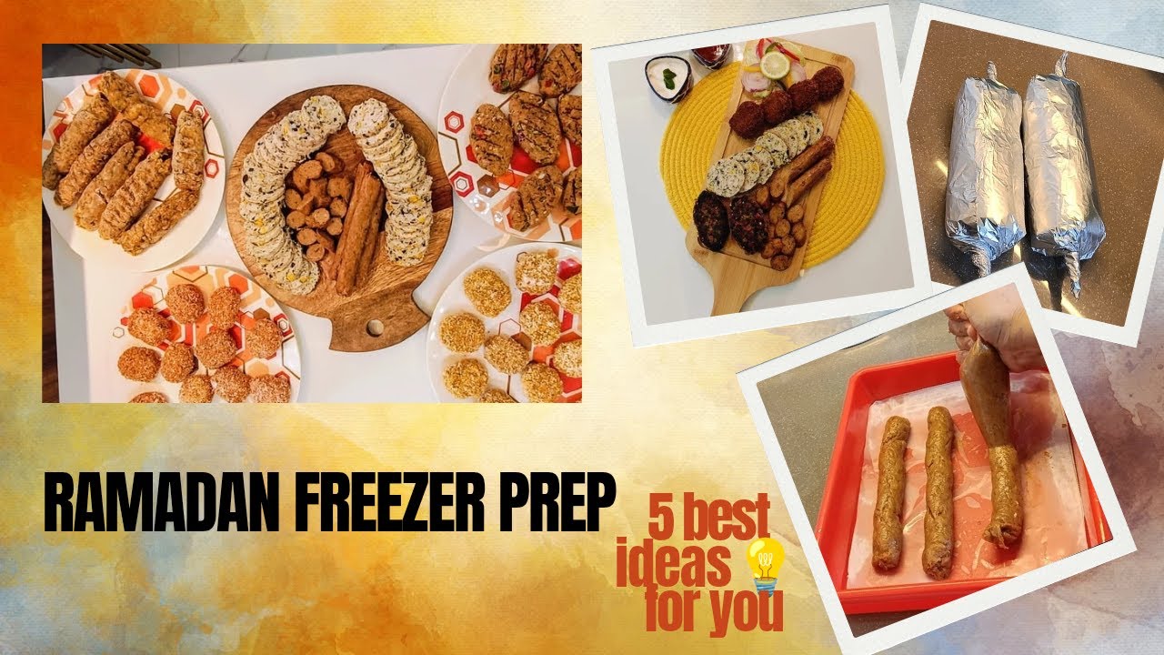 RAMADAN FREEZER PREP PART-1 2025| Easy Ways to freeze food| 5 ideas of freezer food