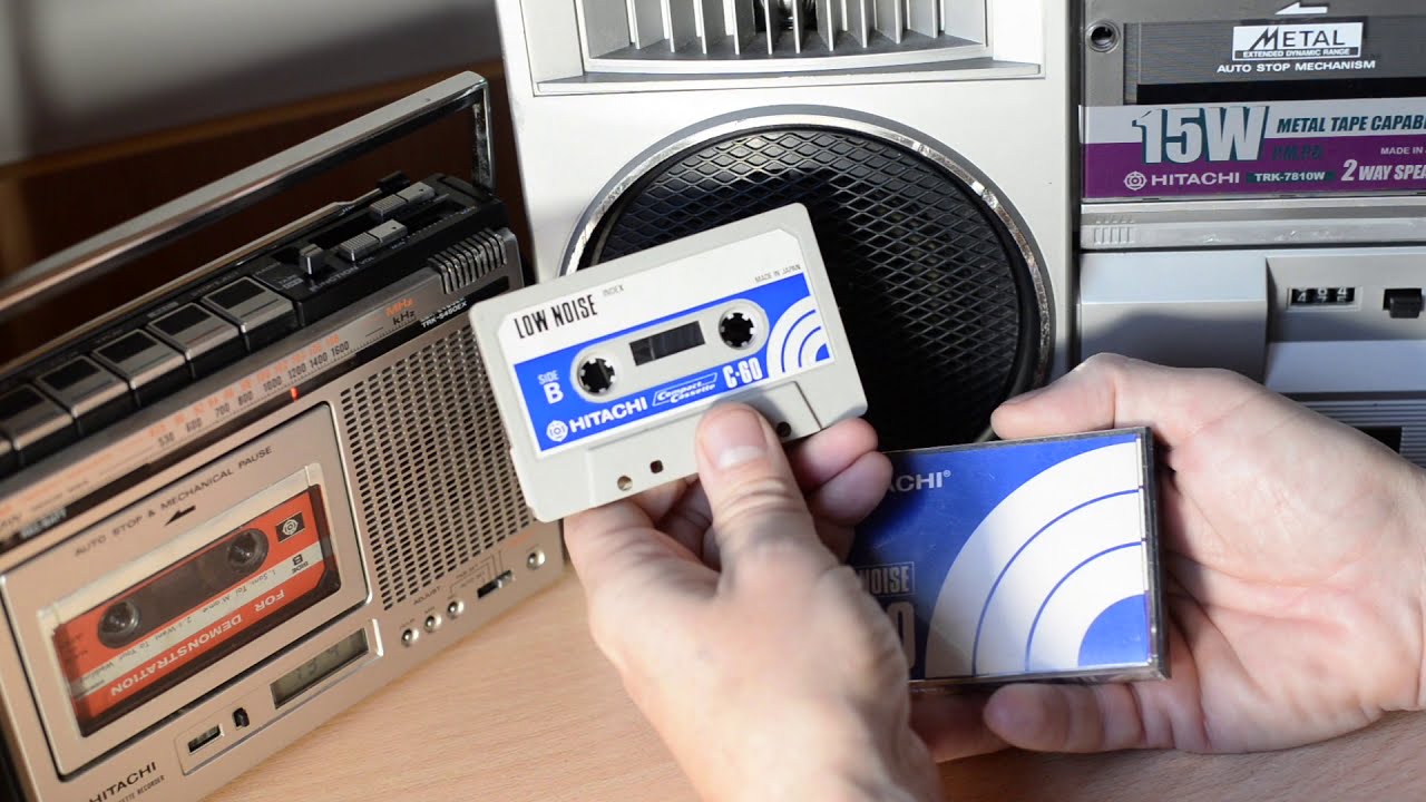 HITACHI cassette tapes