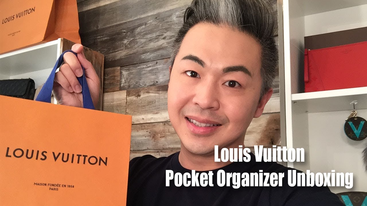 Louis Vuitton Pocket Organizer Unboxing 有中文字幕喔
