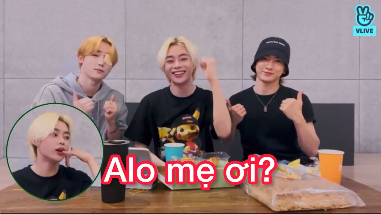 [Vietsub cut] Idol K-pop thèm đồ ăn thì cũng gọi cho mẹ thôi [Vlive | 220709]
