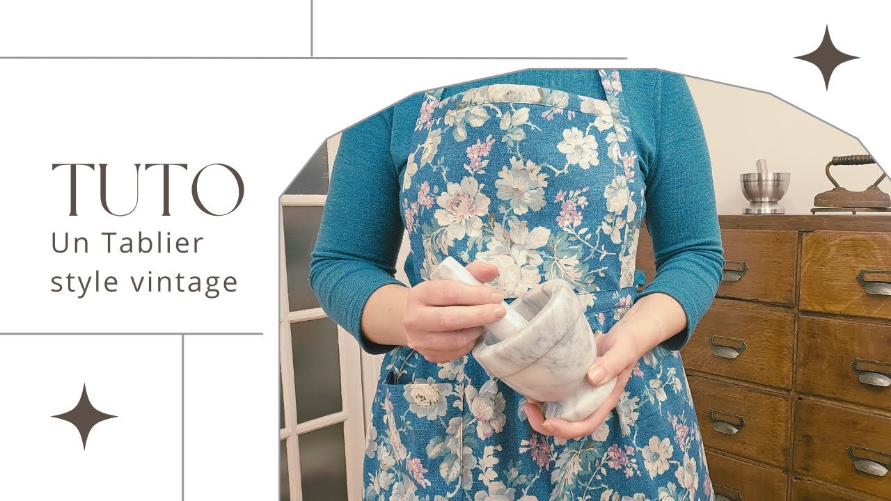 Tuto Couture - Un tablier style vintage