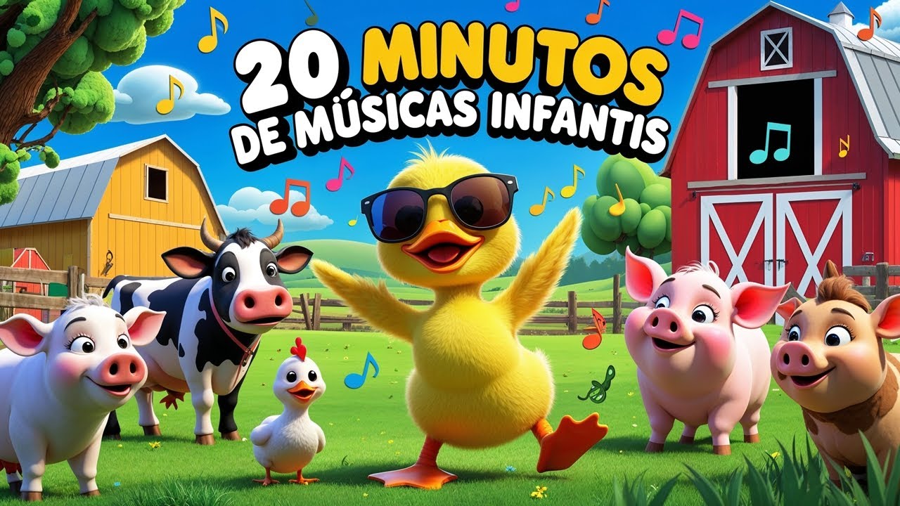 Melhores Músicas Infantis animadas | 20 Minutos de músicas: fazendinha, patinho colorido e mais ...