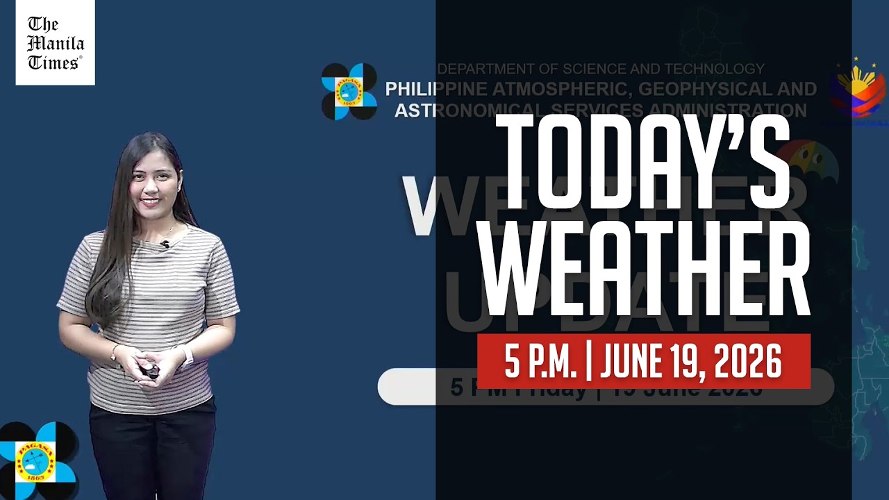 Today's Weather, 5 P.M. | June 19, 2026