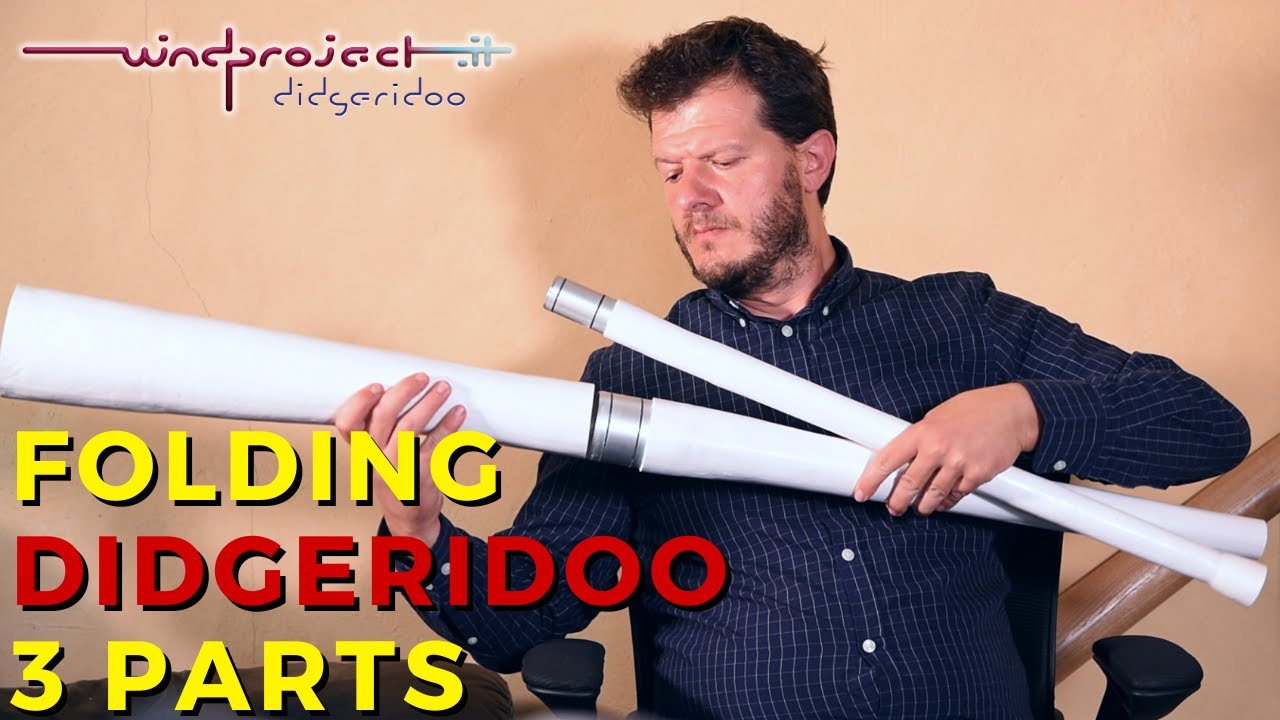 Foldable Didgeridoo, for traveling. With the greatest Windproject playbility and quality sound