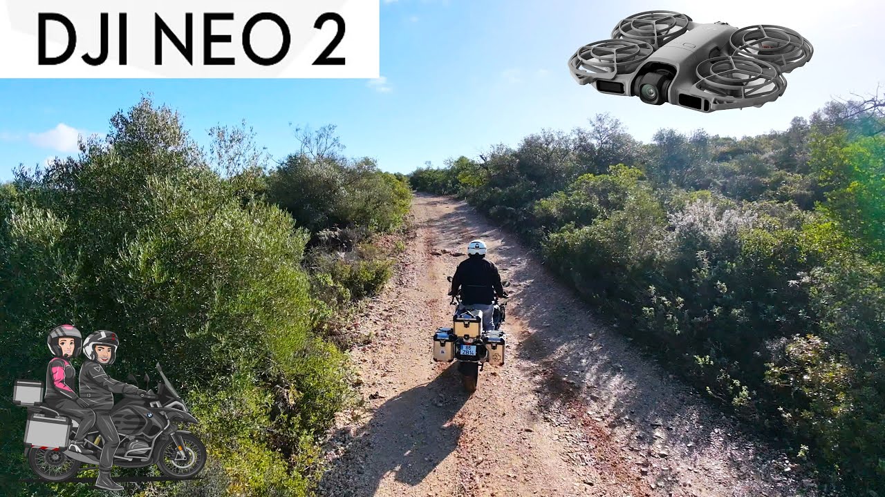 test DJI Neo2 and motorbike