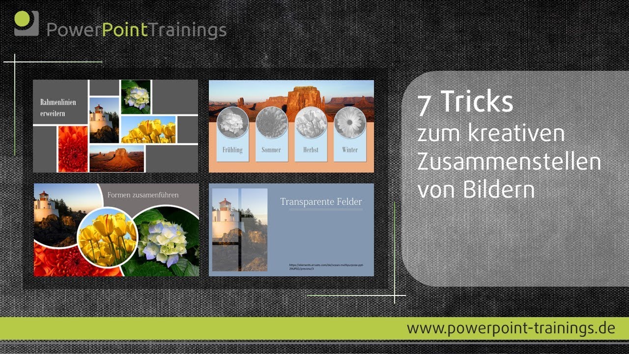 7 Tricks zum kreativen Zusammenstellen von Bildern