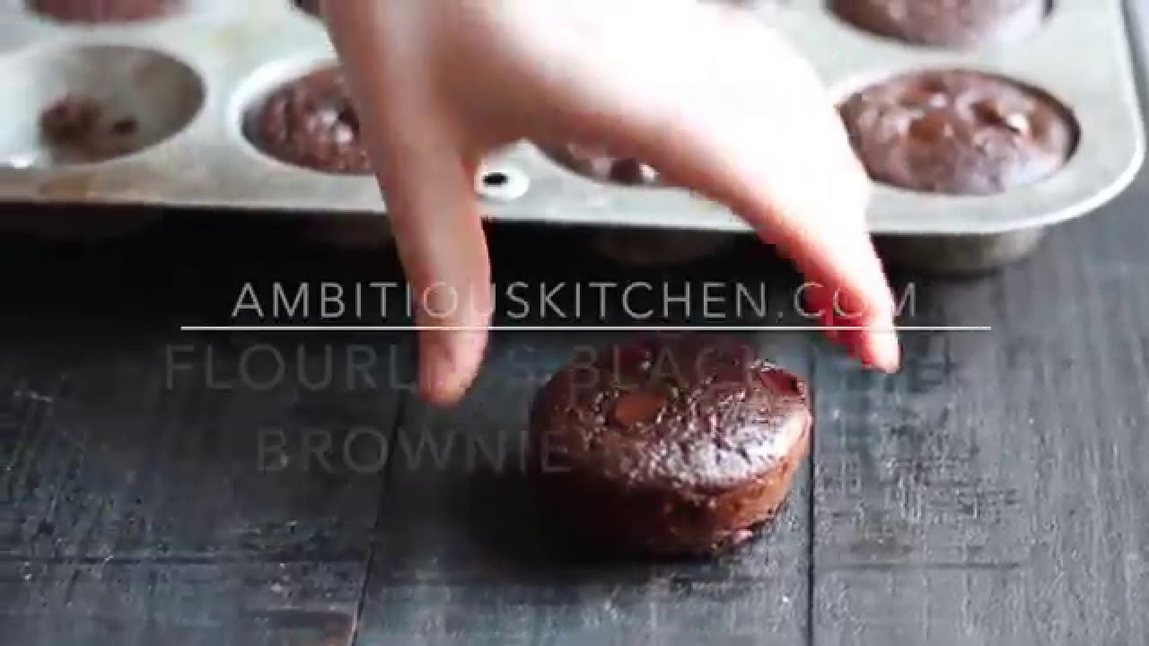 Flourless Black Bean Brownies -- gluten free & healthy!