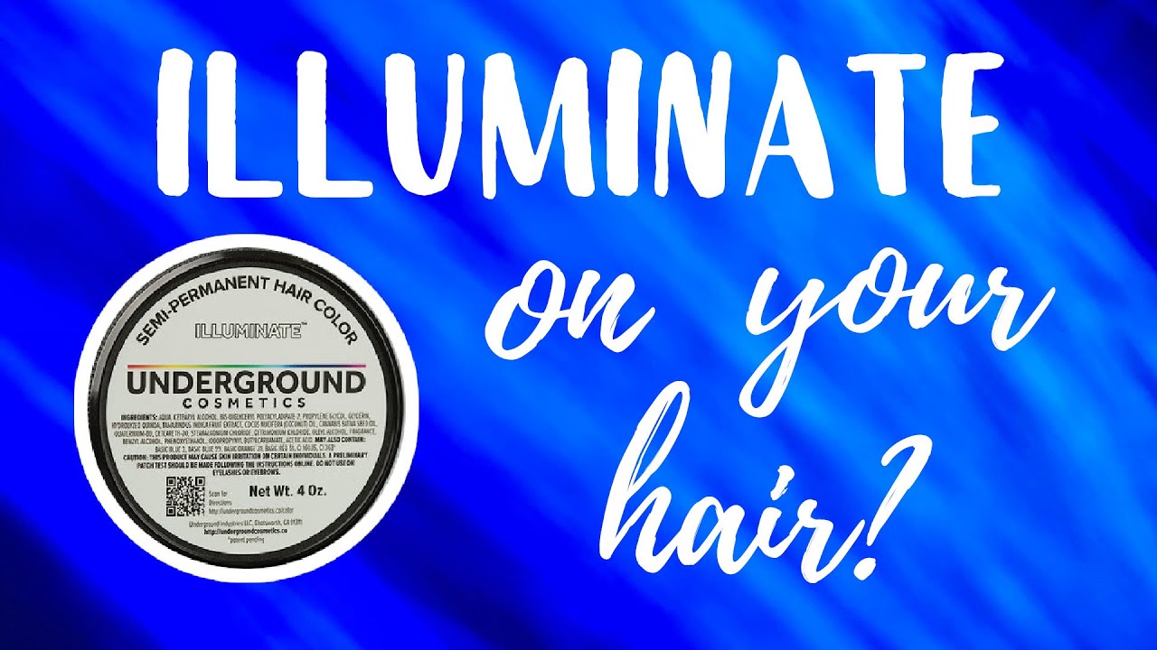 This can make any dye glow under a blacklight?! | Underground Cosmetics ILLUMINATE