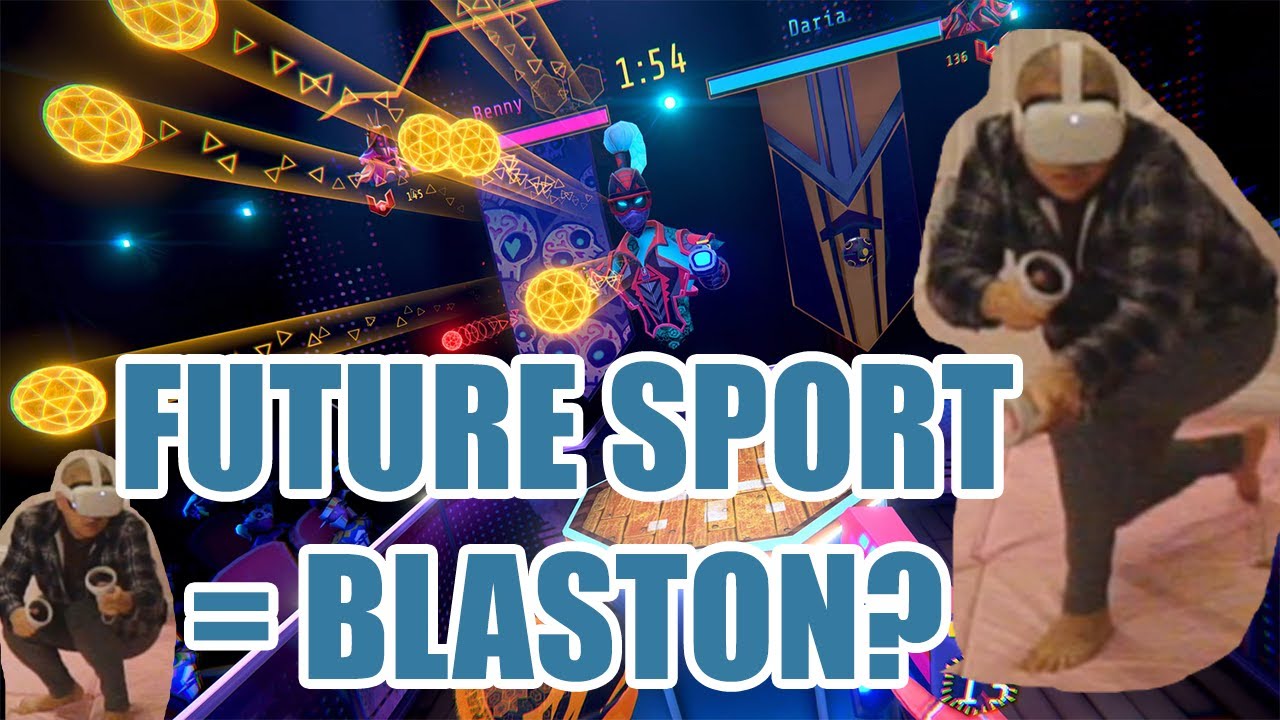 BLASTON - The SPORT from the COMFORT of YOUR HOME. (VR Workout, Oculus Quest 2 gameplay)