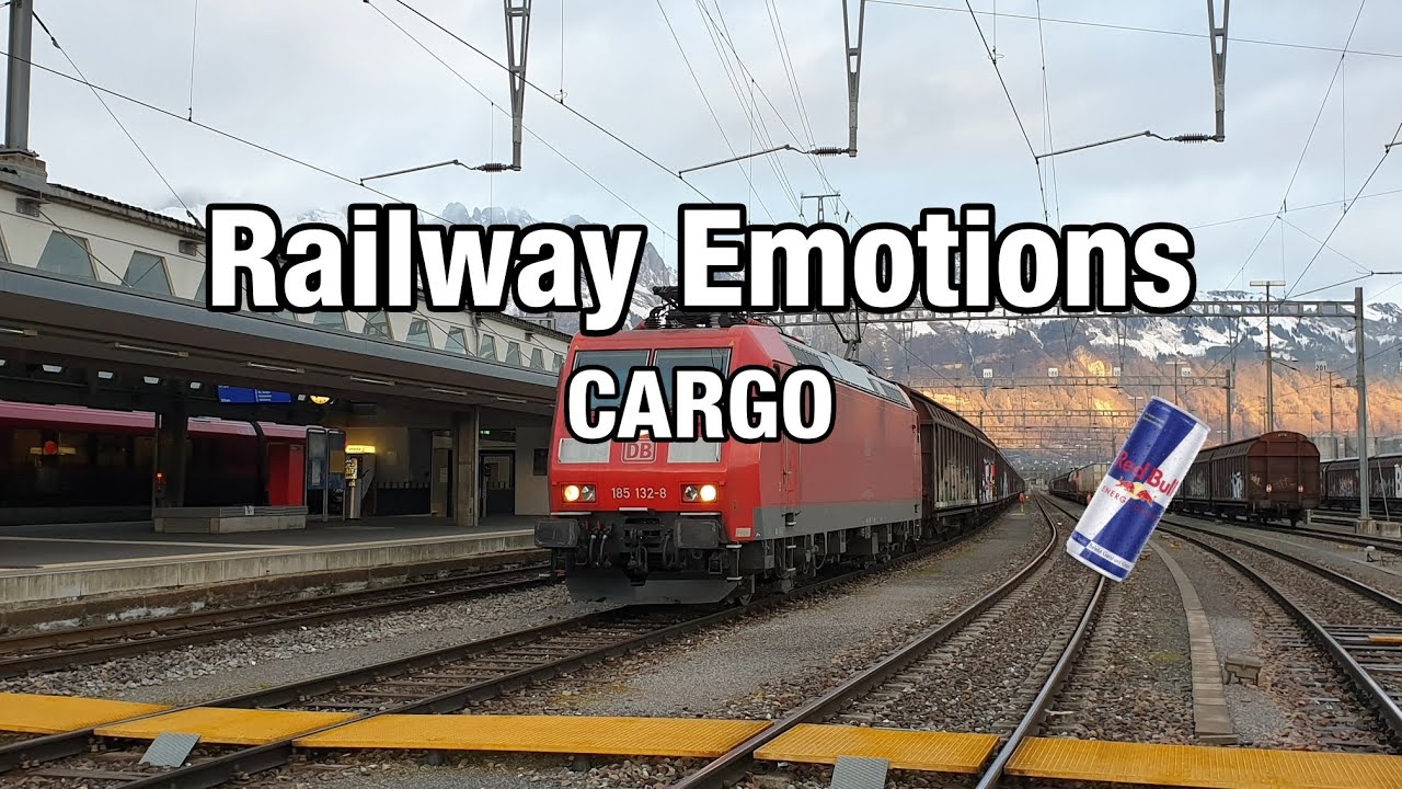 🚆 Scenic cab ride on the Red Bull train (Cargo Cab Ride Switzerland | Buchs SG - Basel)