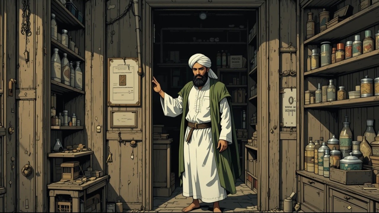 قصة الحطاب الذى ورث من عمه الفاحش الثراء دكانا قديما لا يصلح لشئ فوجد بداخله شيئا غير حياته