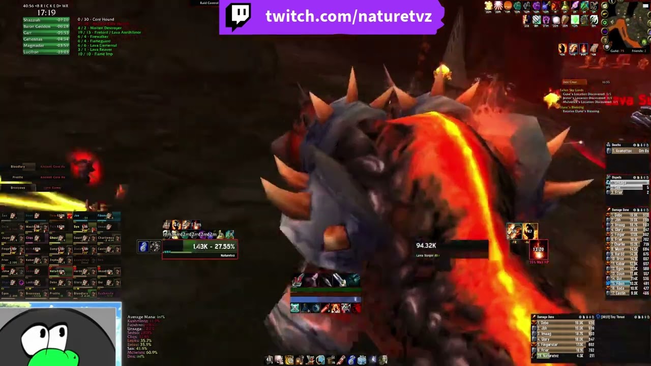 MC 23:39 THREATCAPPED Hunter puller Speedrun 23:39 Horde world #5 #wow #wowclassic #speedrun