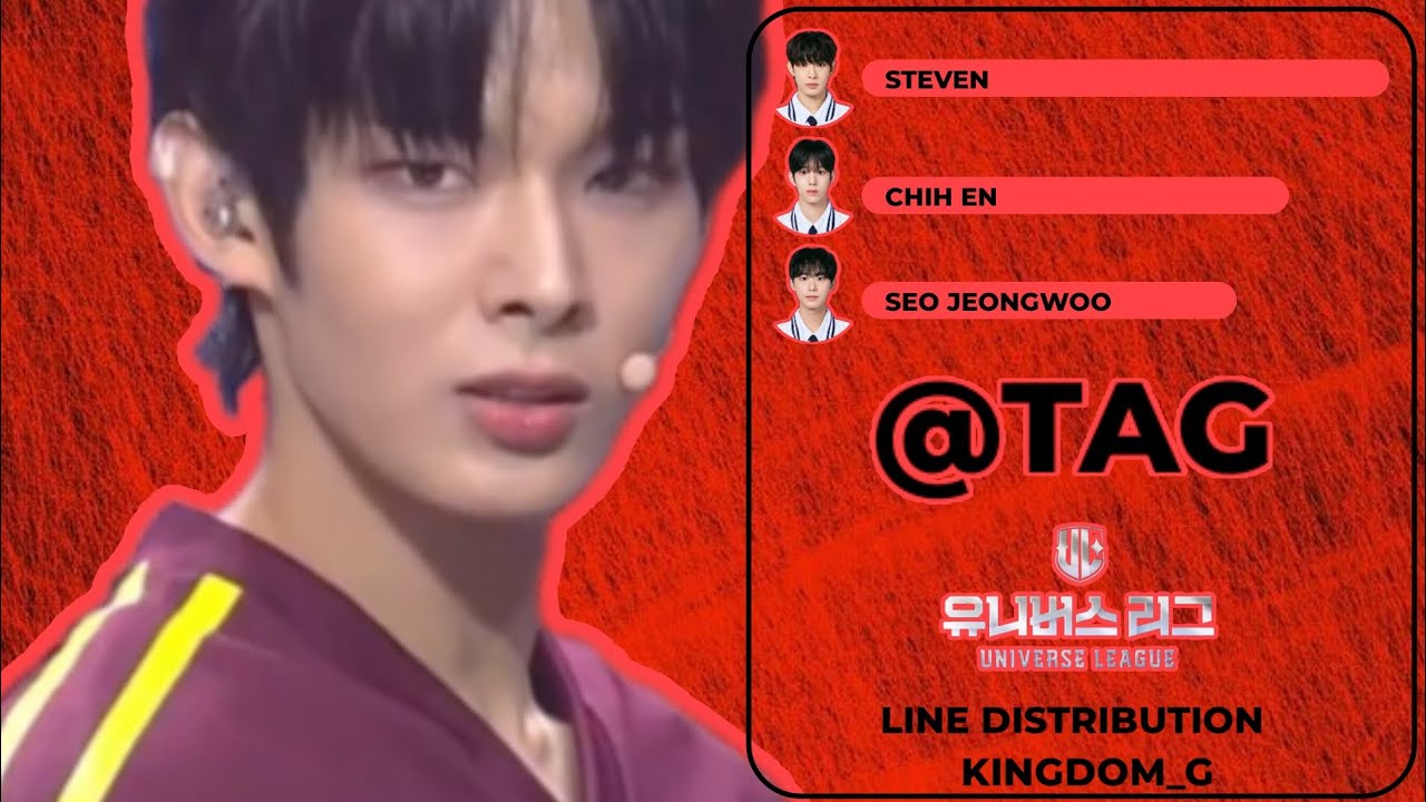[UNIVERSE LEAGUE] - | TEAM RHYTHM | - @ TAG《 Line Distribution 》