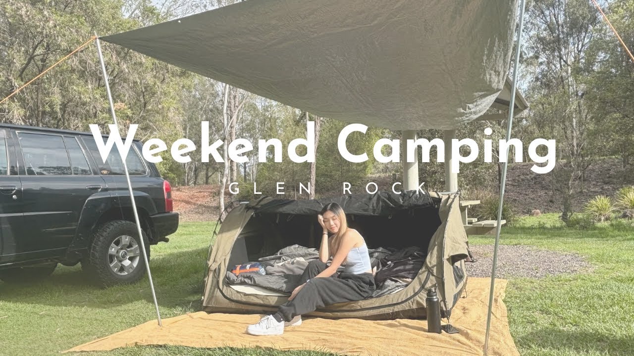 Brisbane Diary | Weekend Camping cooking sukiyaki and salmon bagel