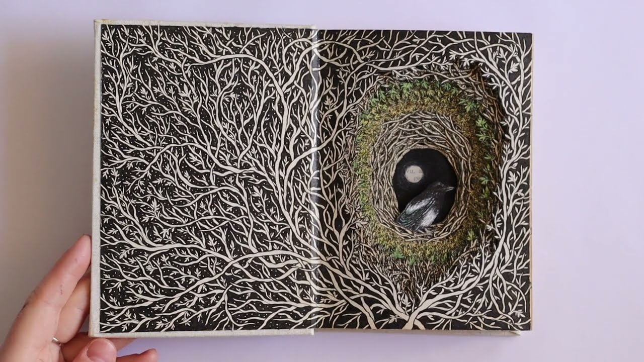 Magpie, Altered Book (Books Become Art)