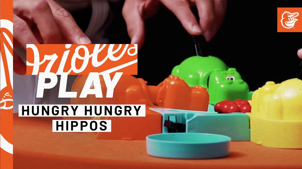 The O's Play Hungry Hungry Hippos | Baltimore Orioles