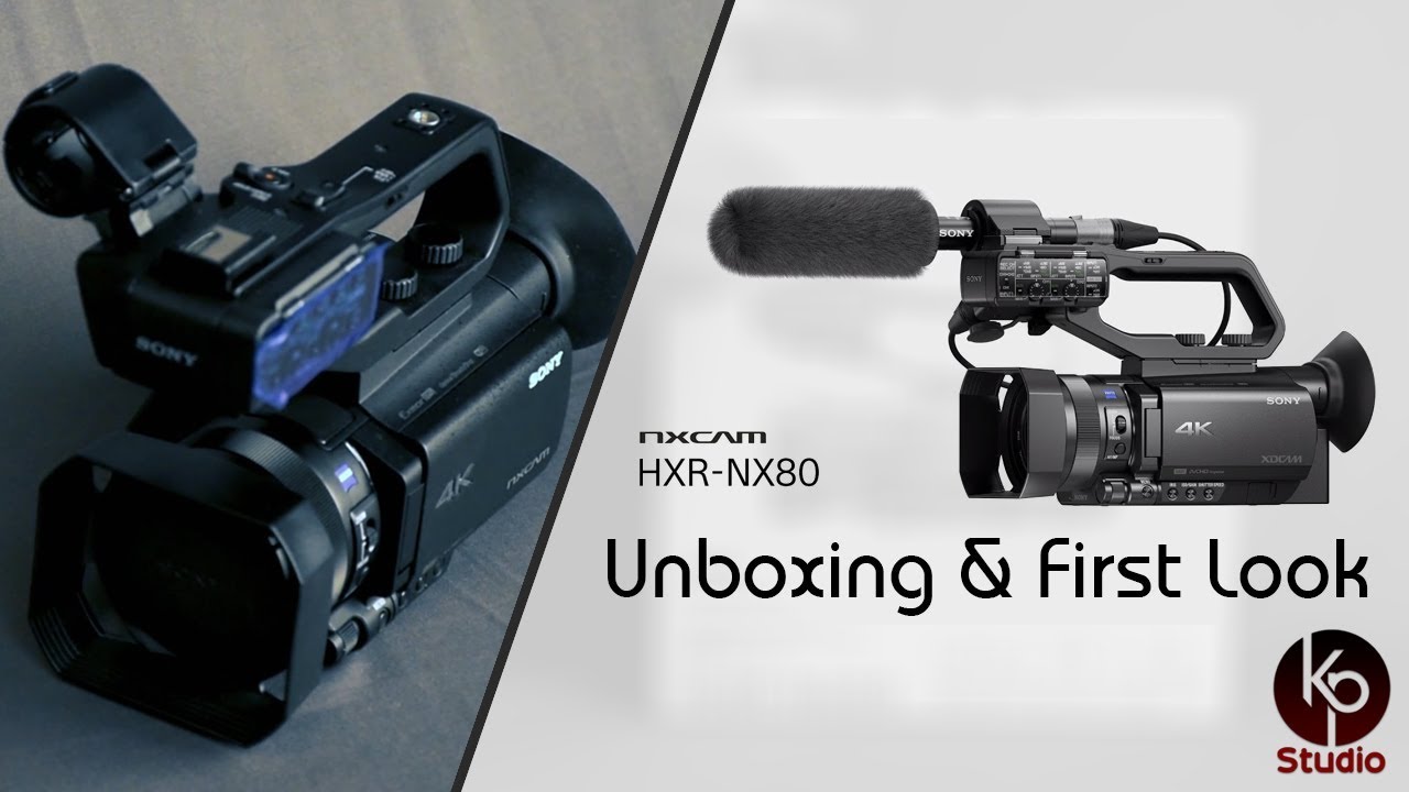 Sony HXR NX80 Compact 4K Camcorder Unboxing & First Look