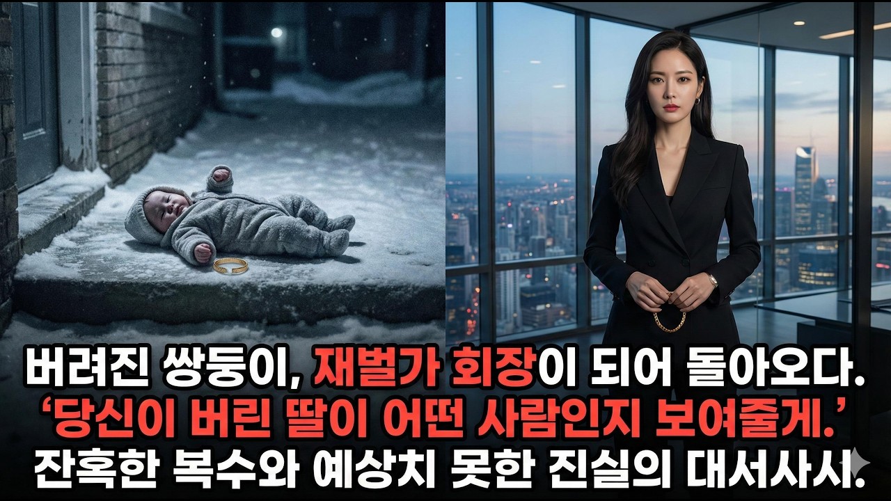 버려진 쌍둥이, 재벌가 회장이 되어 돌아오다. 