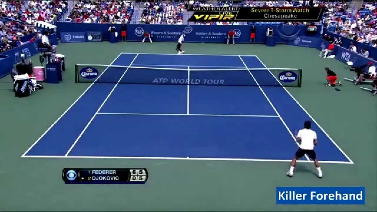 ATP 1000 Cincinnati Final 2012  Roger Federer vs Novak Djokovic HD
