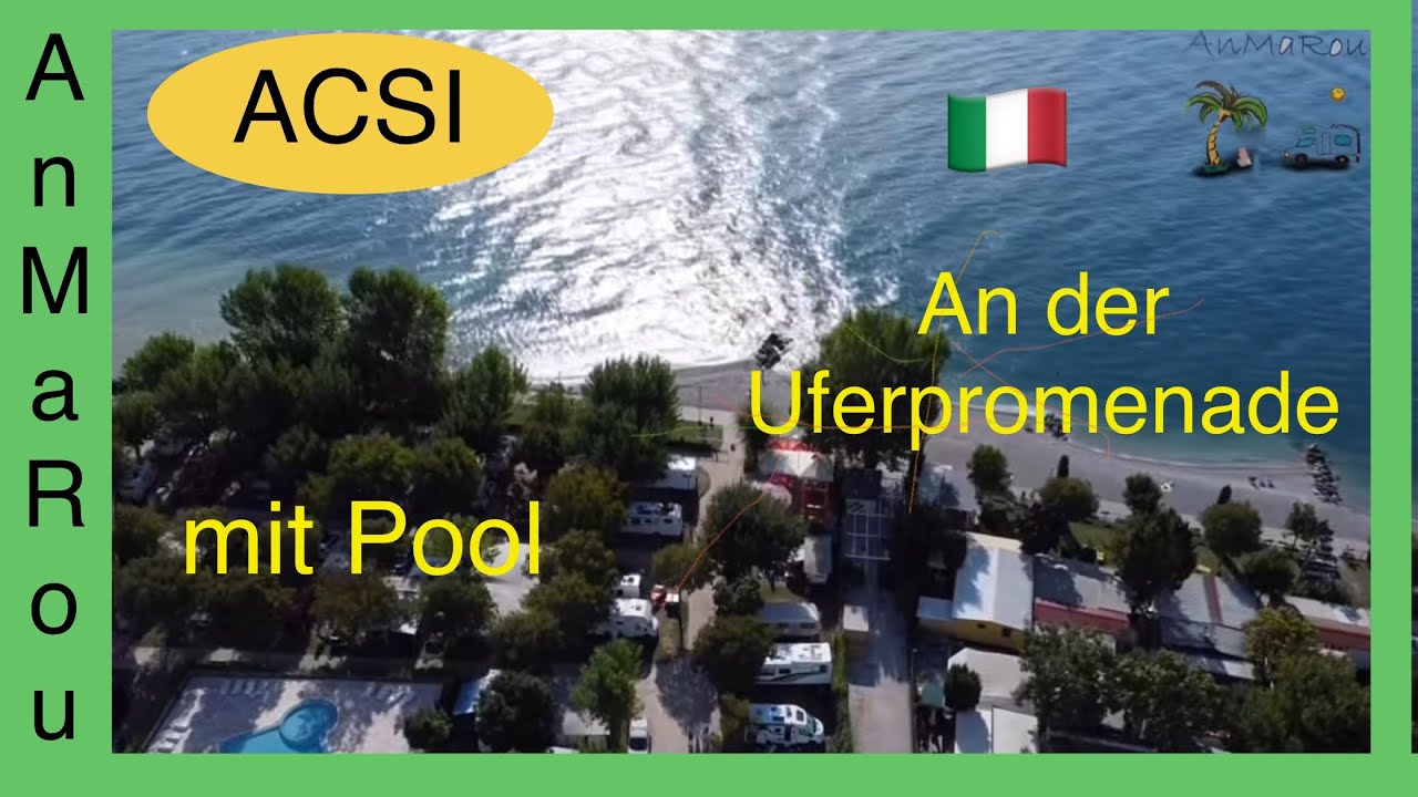 🇮🇹 Gardasee Toscolano-Maderno Camping Riviera Italien Drohnenflug