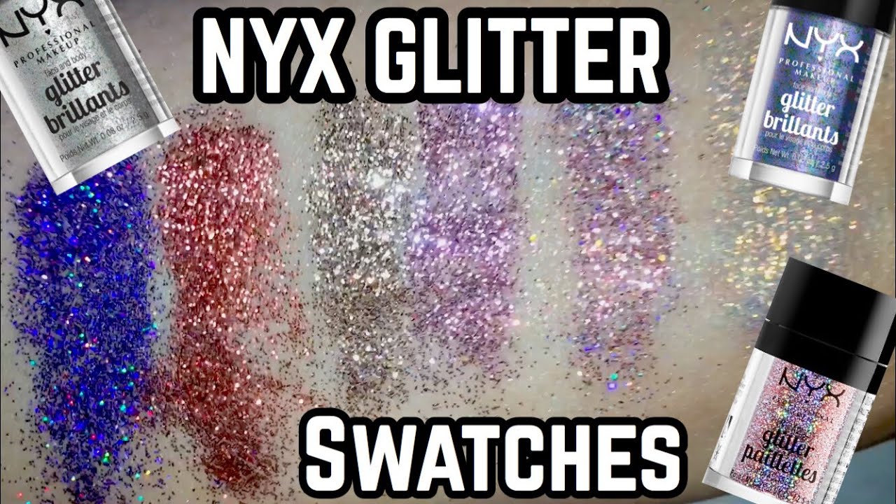 NYX GLITTER | SWATCHES