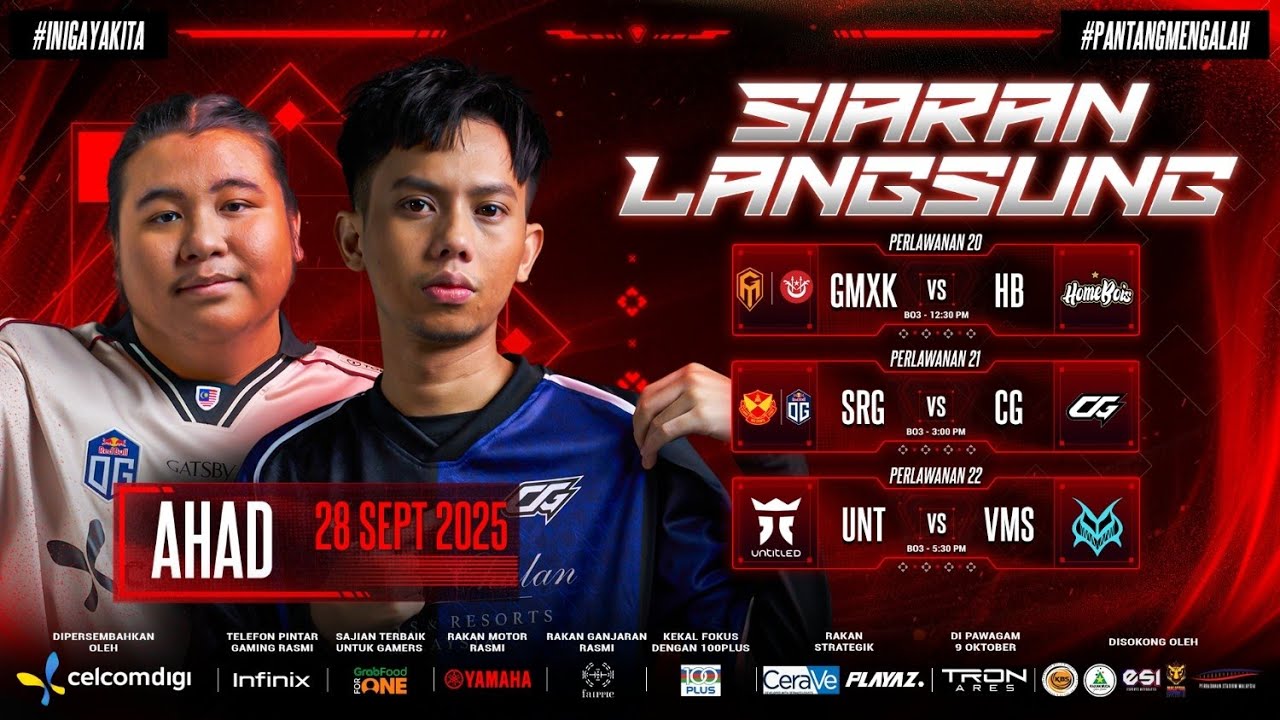 LIVE | [BM] MPL MY Season 16 Minggu 3 Hari 3