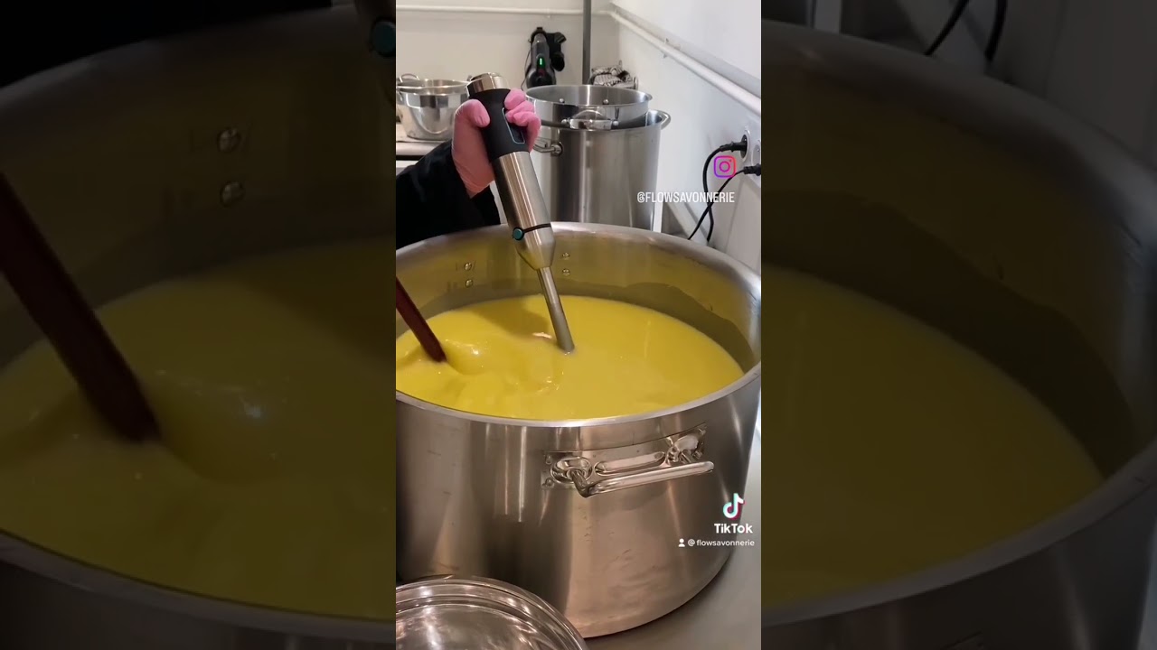 Fabrication de savon artisanal